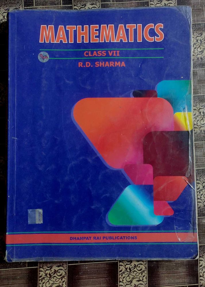 R.D. Sharma Mathematics Book for Class 7