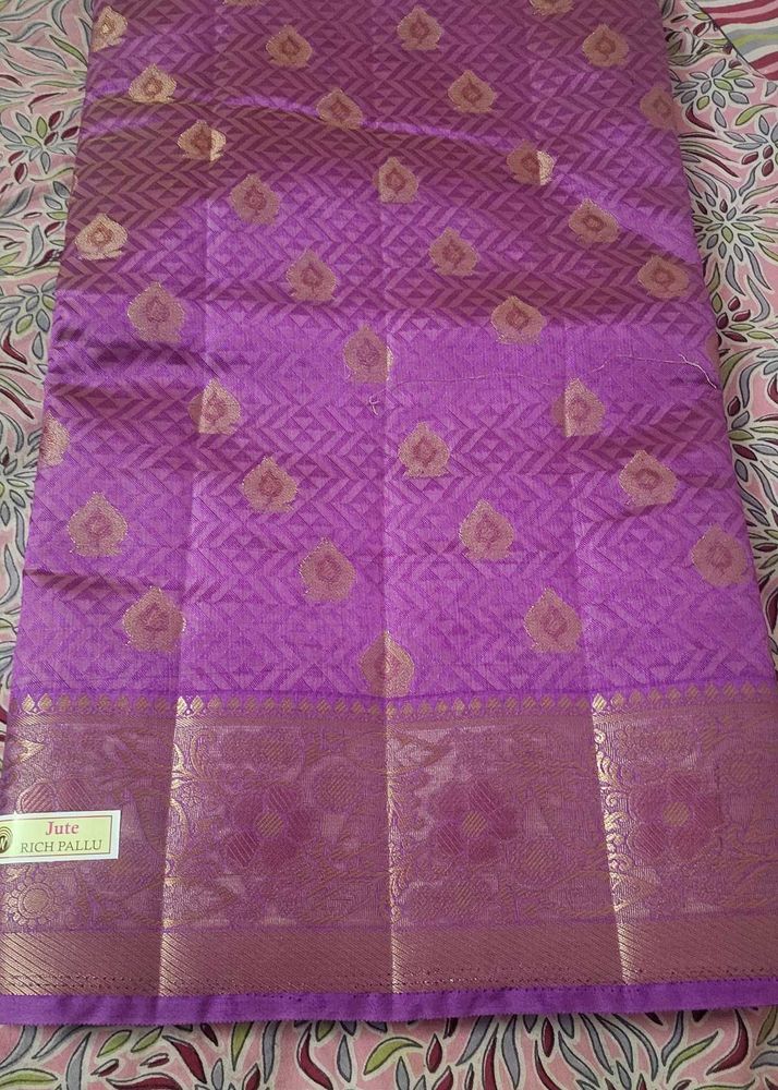 Elegant Purple Saree