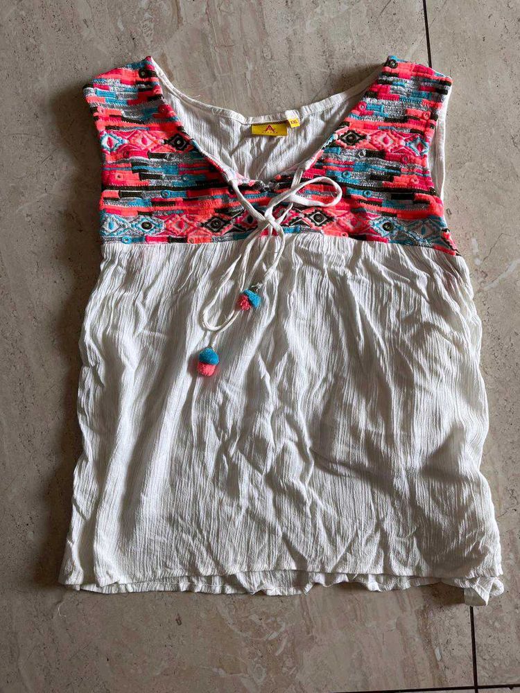 Bohemian Embroidered Top