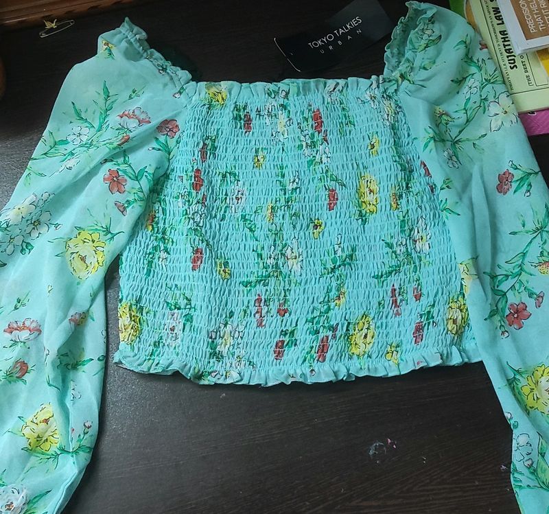 Tokyo Talkies Women Top With Full Sleeves