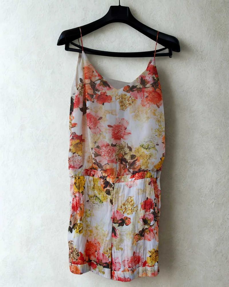 Floral Print Jumpsuit