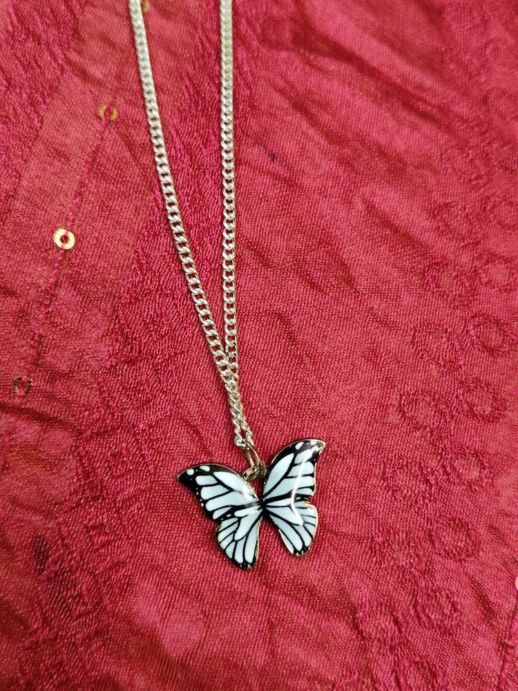 Butterfly Pendant Necklace