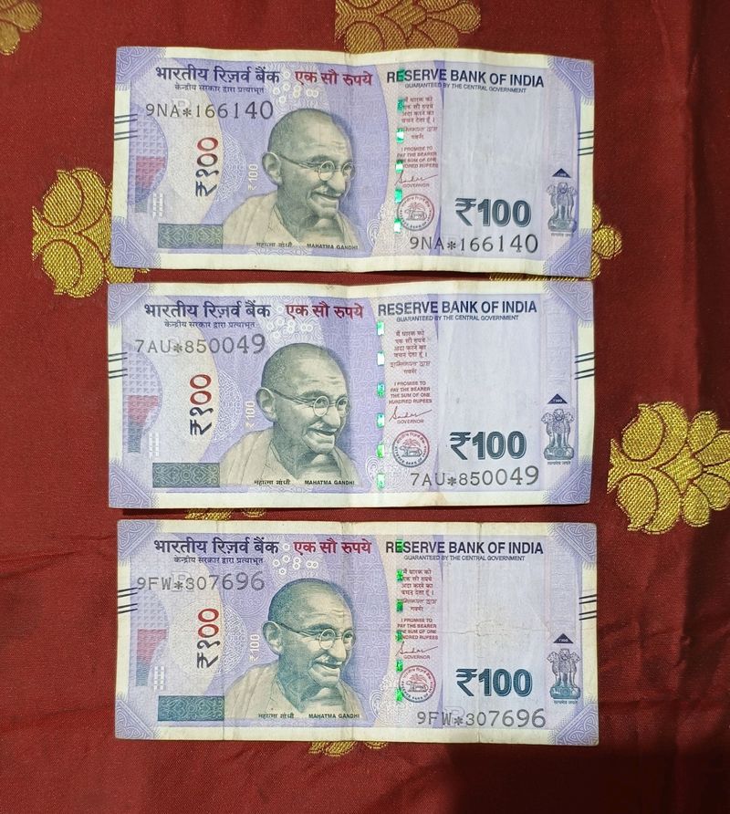 Star Note 🌟 100 Rupees 3 Piece 🔥Collectable 👌🏻