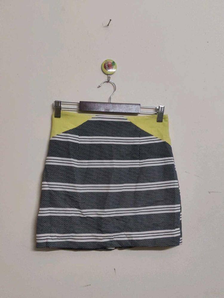 Striped Mini Skirt