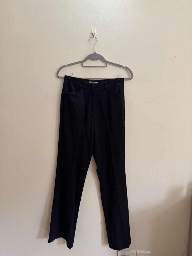 Black KOREAN Straight Leg pants
