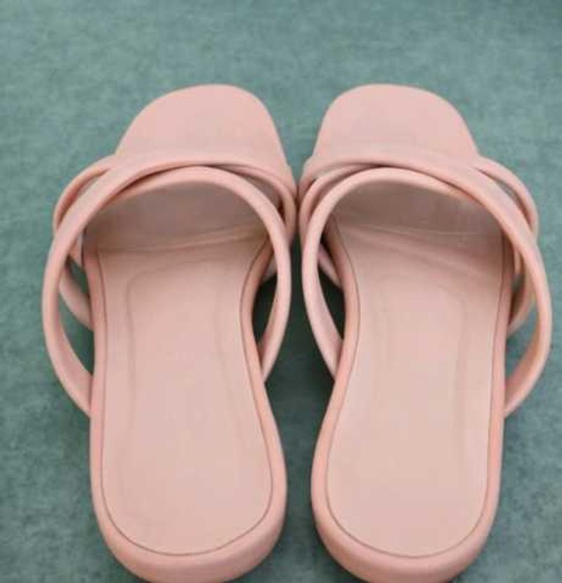 Cute Pink Slip-On Sandals