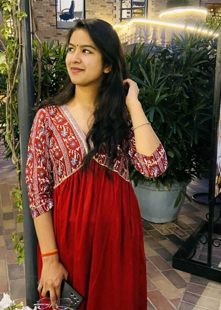 Alia Cut V- Neck Kurta Dress