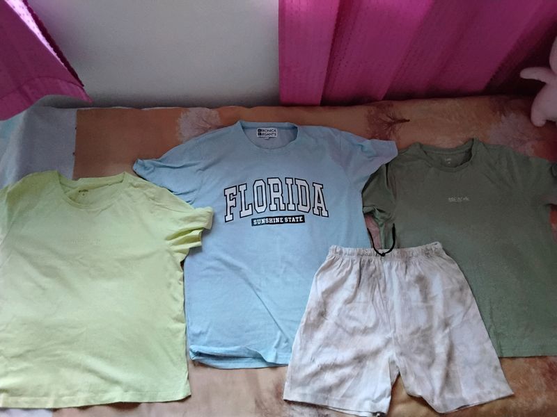 Tshirts Plus One Shorts