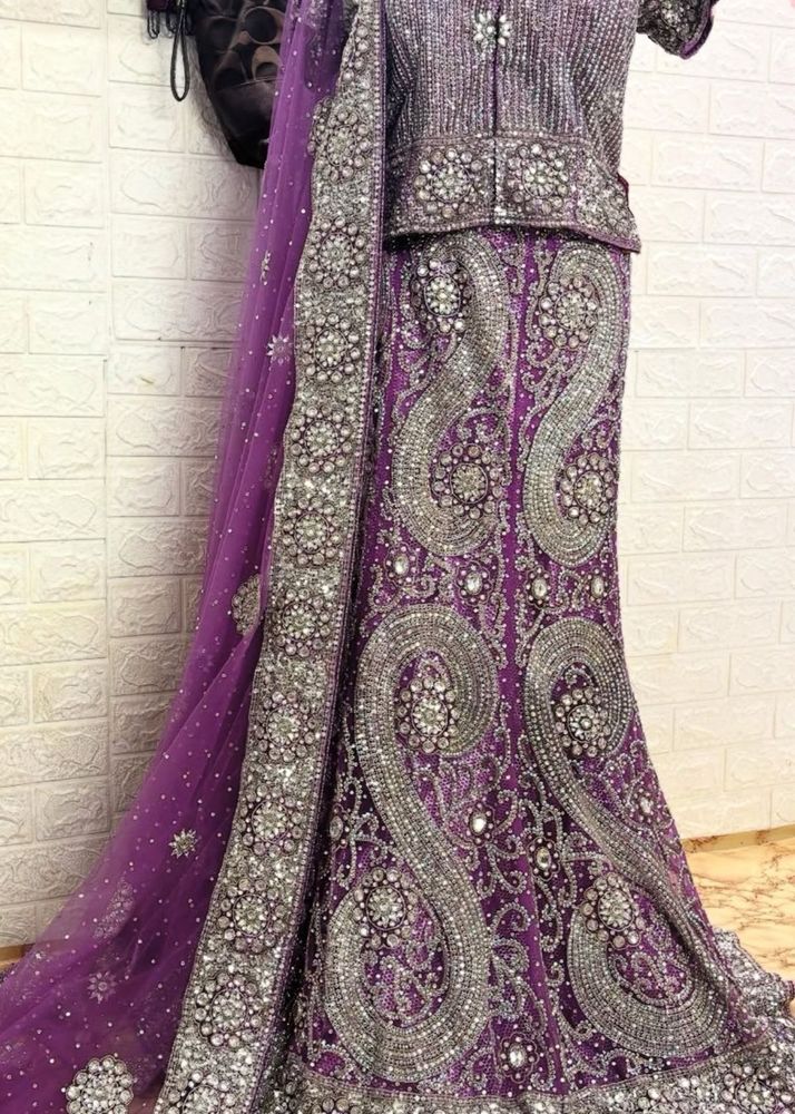 Elegant Purple Lehenga Choli