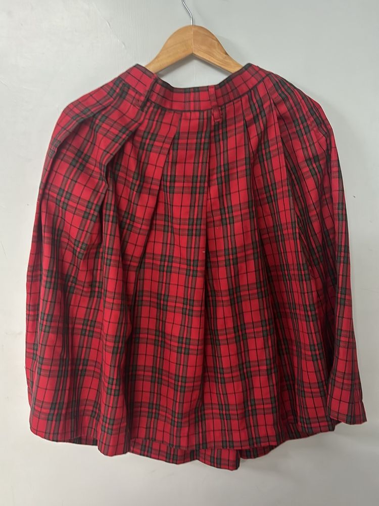 Checks Skirt For Girls