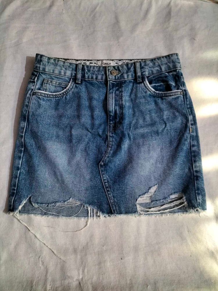 ONLY Mini Denim Skirt