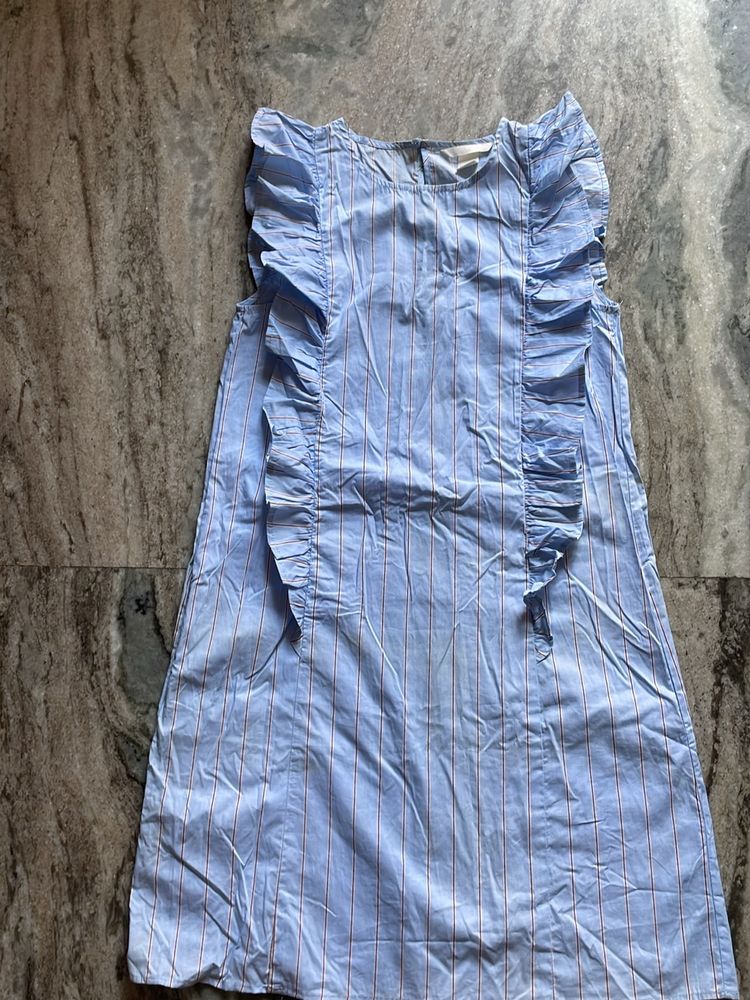 H&amp;M Women&#39;s Ruffle Beach Dress