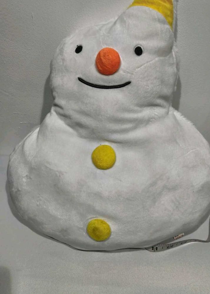 Cute Snowman Plush Pillow