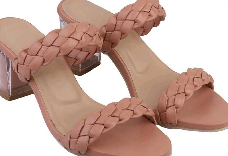 Braided Strap Heel Sandals
