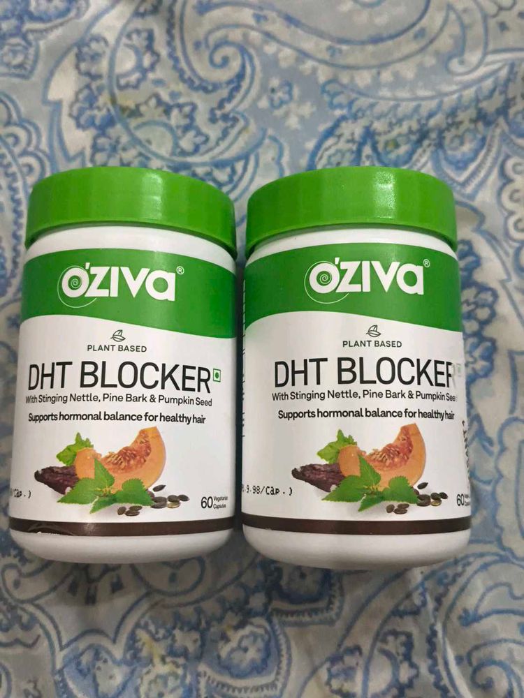 OZIVA DHT Blocker pack Of 2 Total 120 Capsules