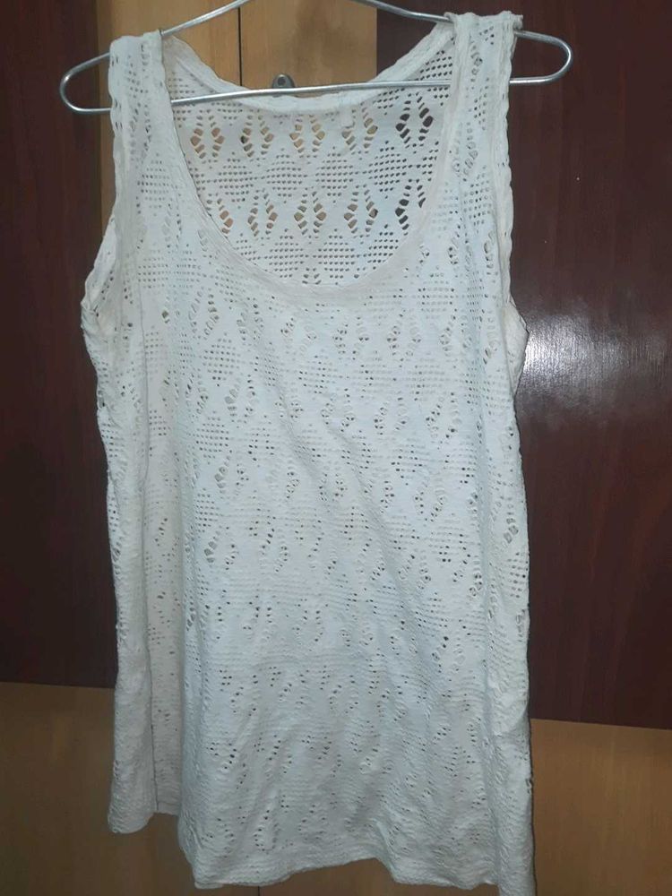 White Sheer Top