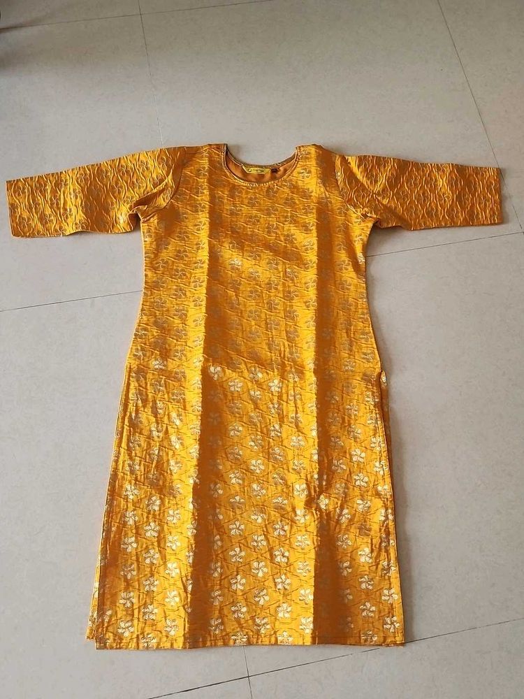 Elegant Yellow Kurta