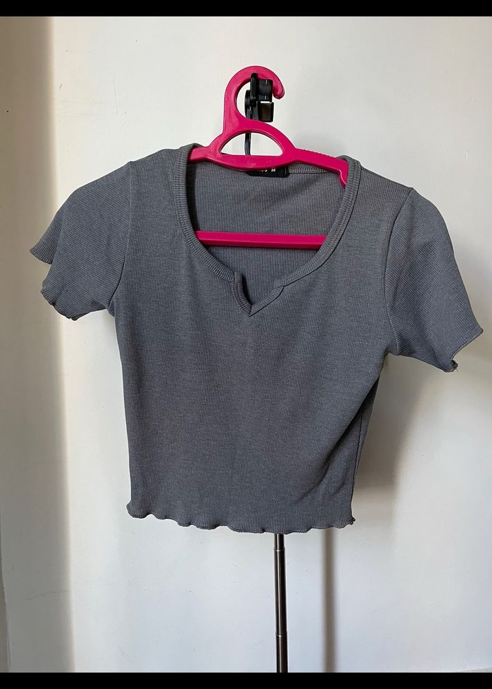 Ribbed Crop Top