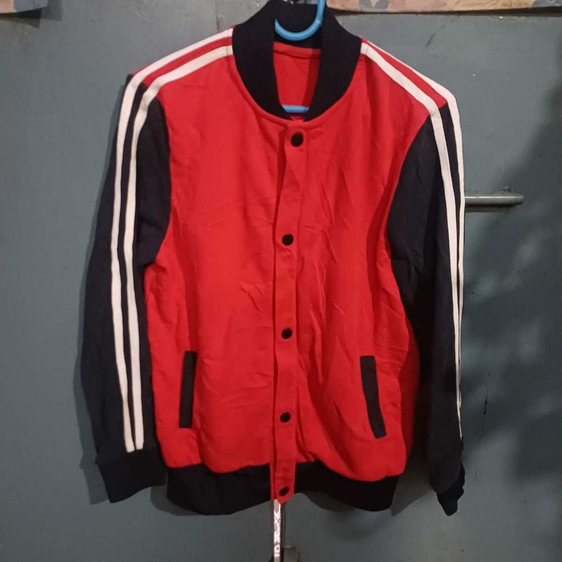 ❤️Red &amp; navy Varsity Jacket