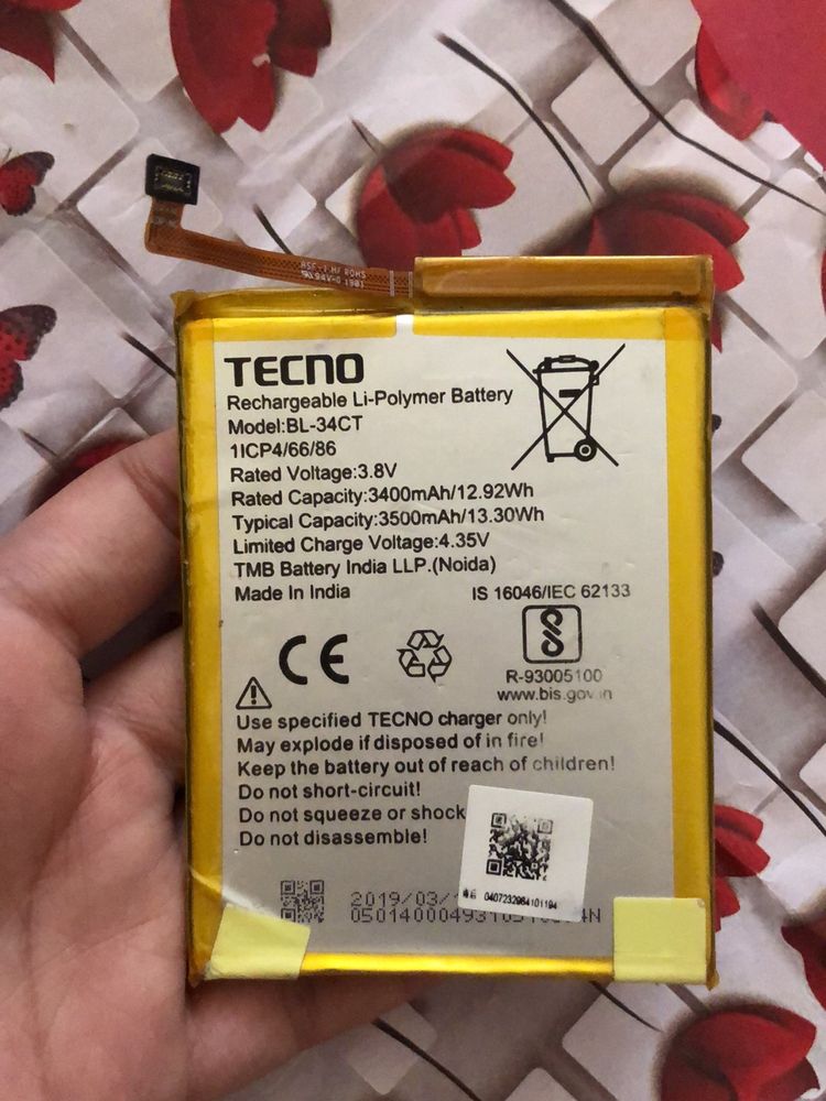 Tecno Camon 11s battery (BL-34CT)