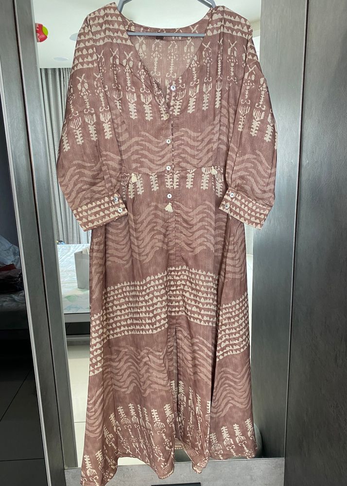 Brown Kurta