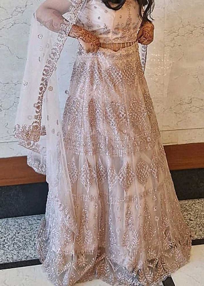 Pink Lehnga Choli Set With Dupatta!!