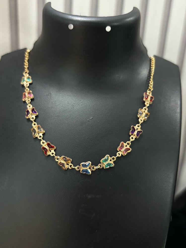 Butterfly Golden Necklace