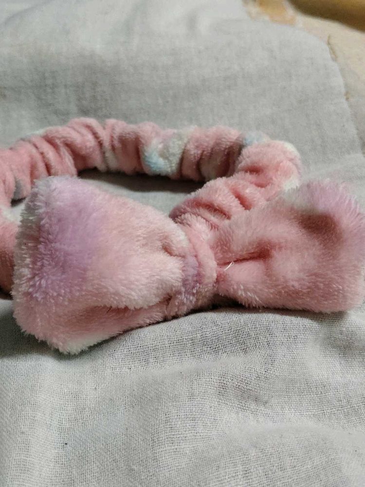 Pink Bow Headband