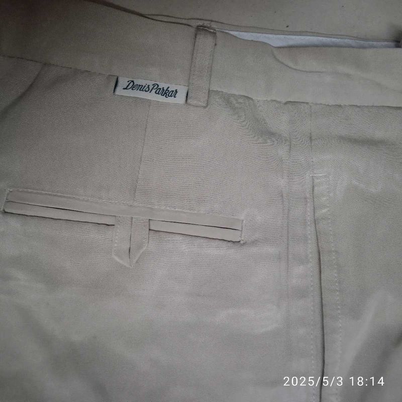 Dennis Parker Beige Dress Pants