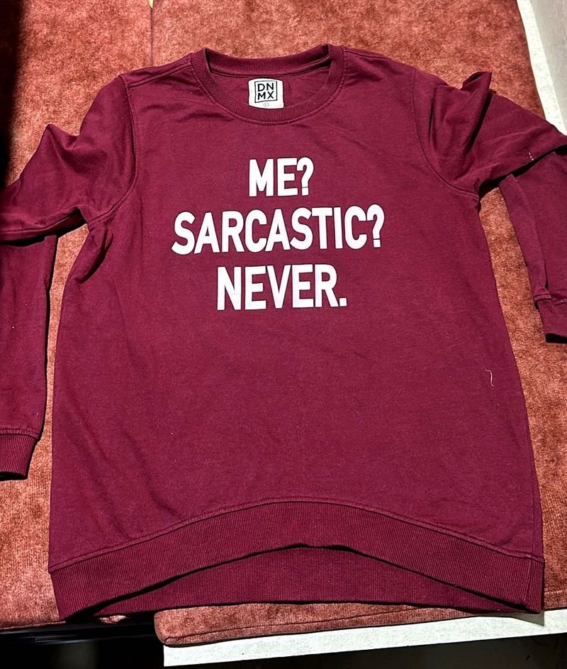 Sarcastic? Never! Crewneck