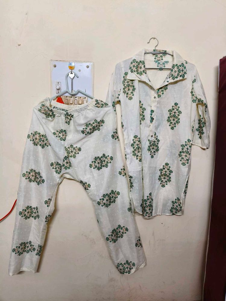 Floral Print Kurti Set