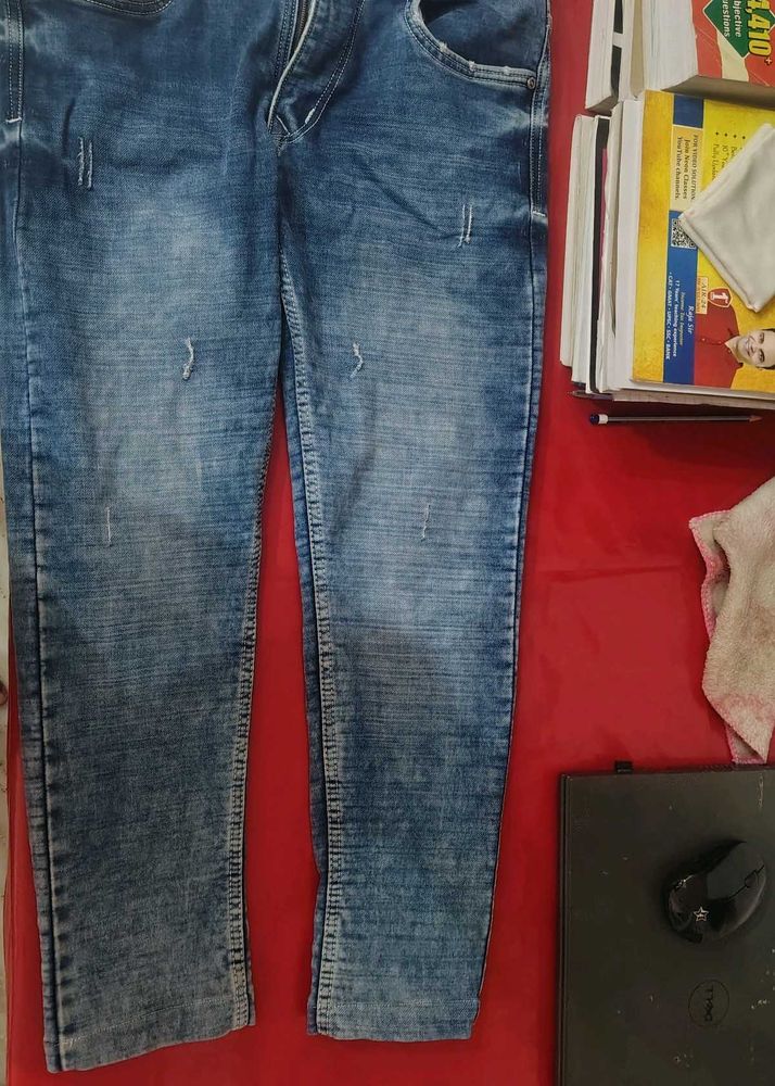 Stylish Blue Denim Jeans