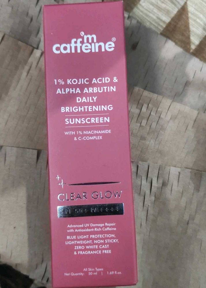 mCaffeine Daily Sunscreen