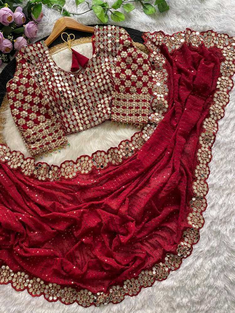 Select Any One Colour Wedding Wear Saree