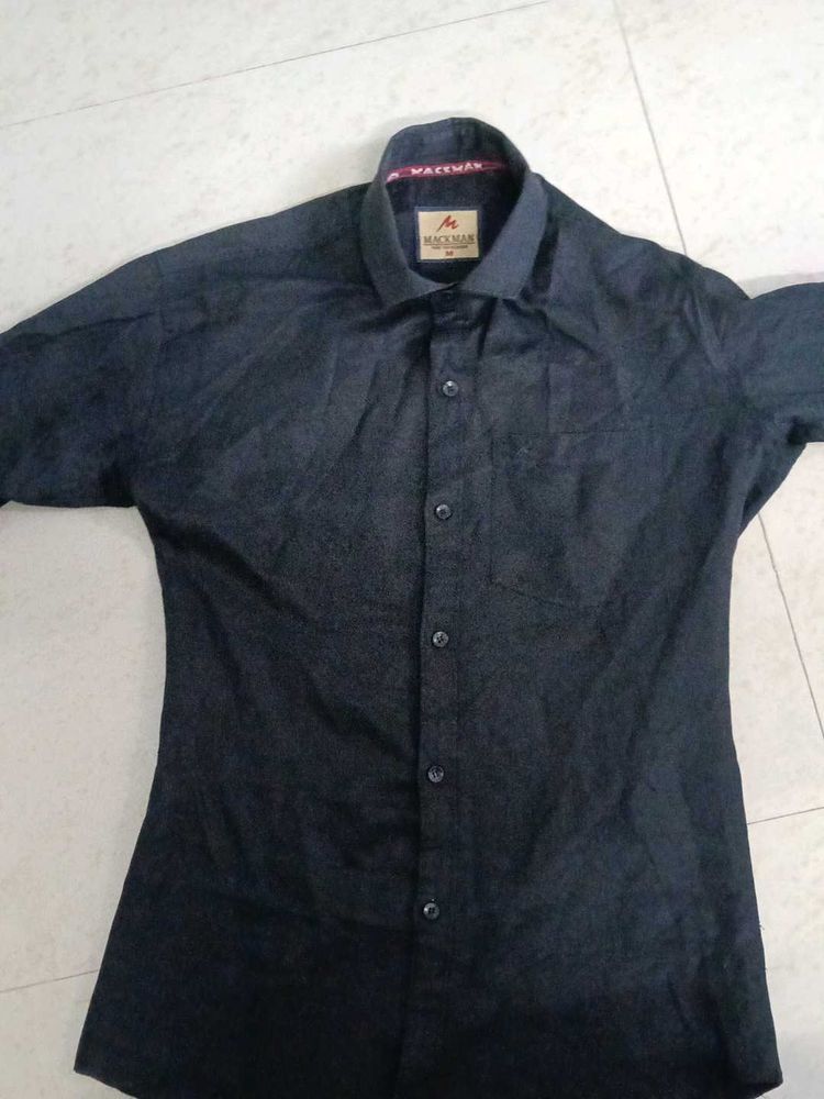 Macklymar Black Dress Shirt