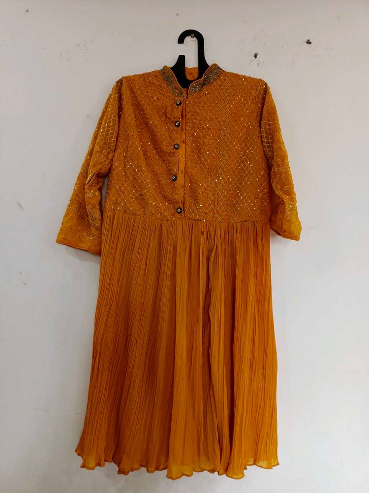 Elegant Mustard Kurta