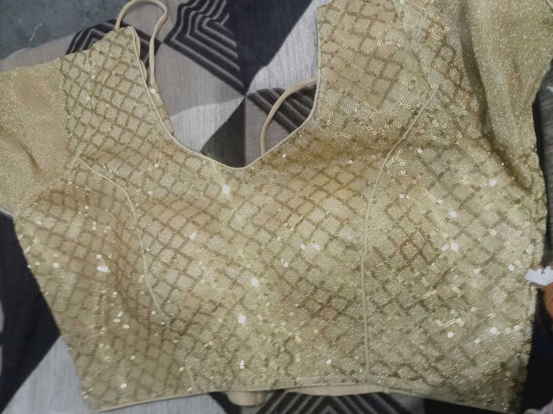 Golden Sequin Blouse