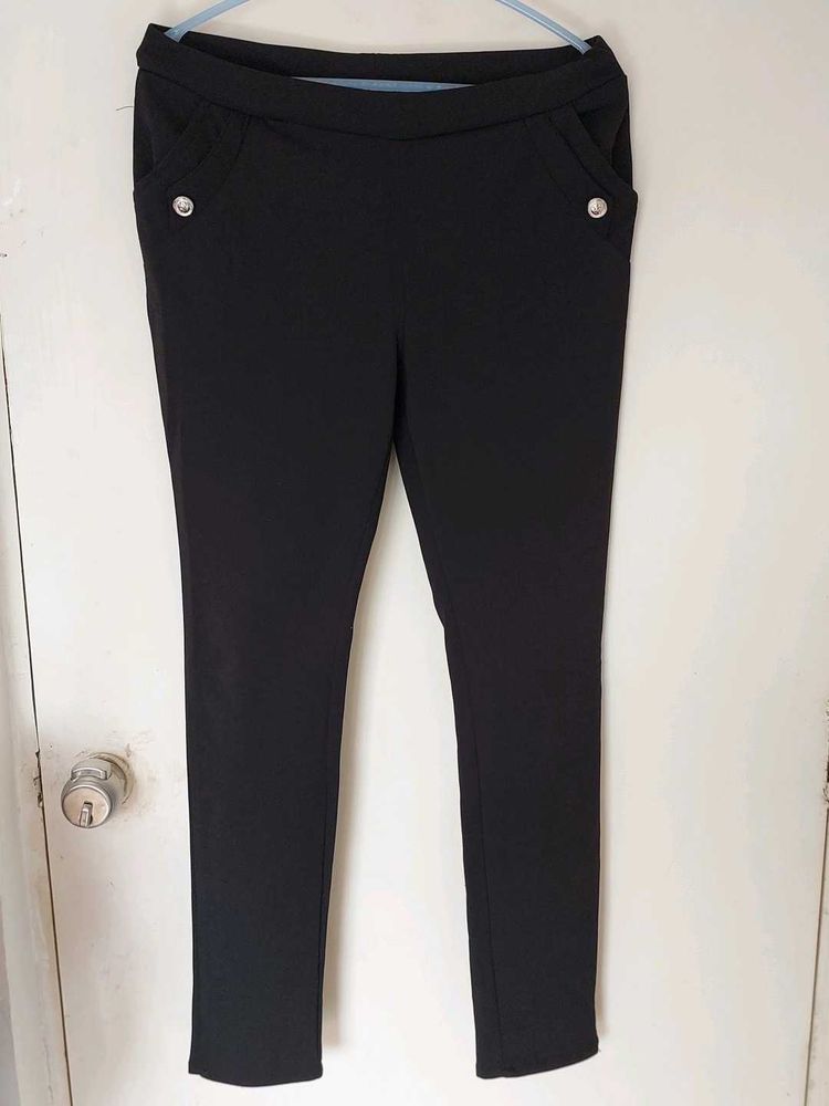 Black Slim Fit Pants