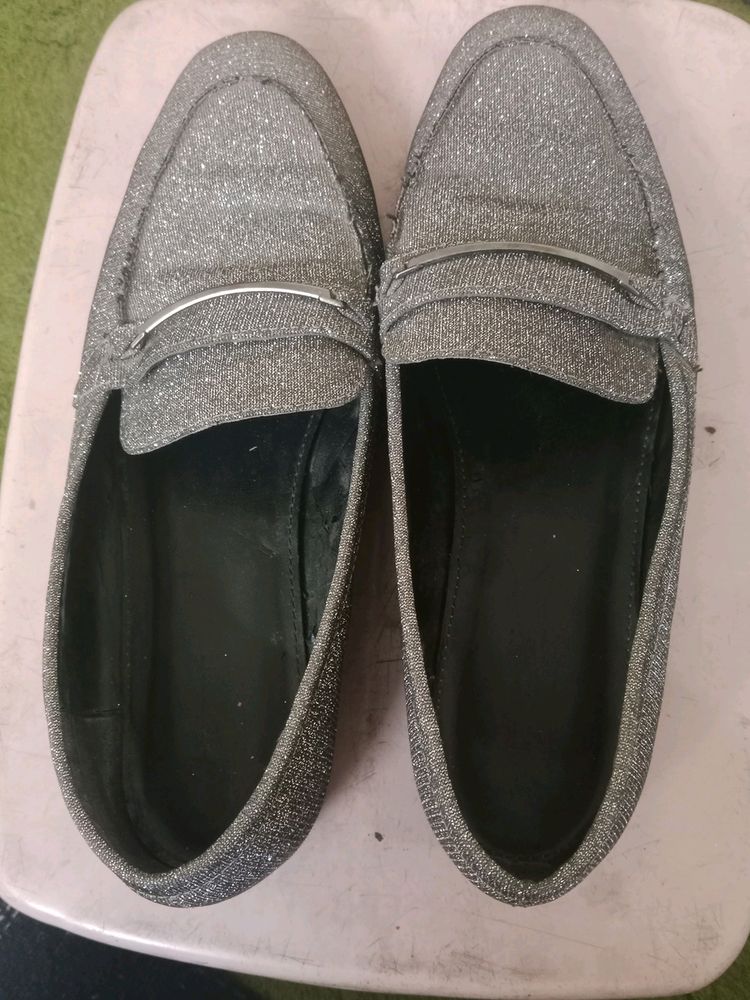 NEXT Silver Shining LOAFER