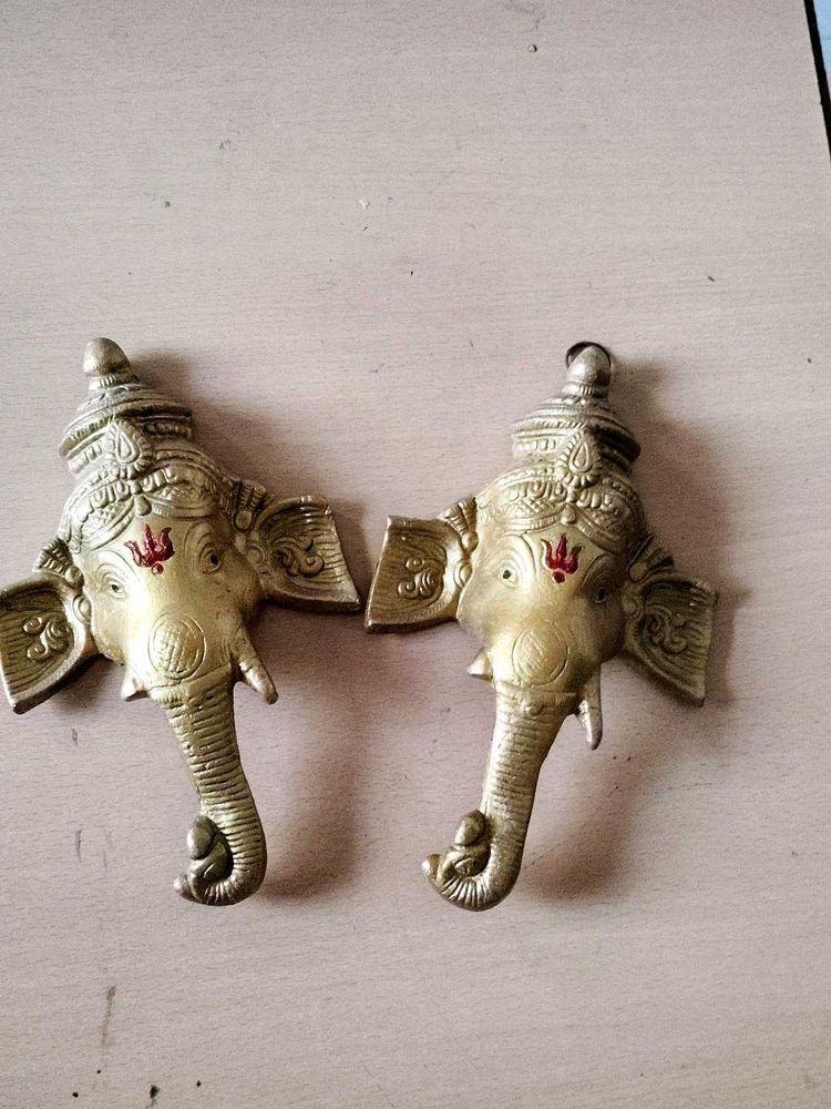 Metal Ganpti Showpieces For decore 🤗