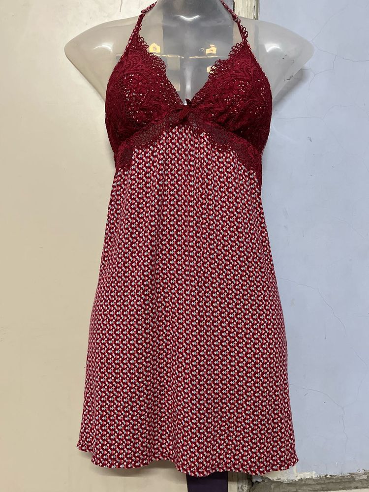 Victoria’s Secret Pintrest Red Lace Babydoll