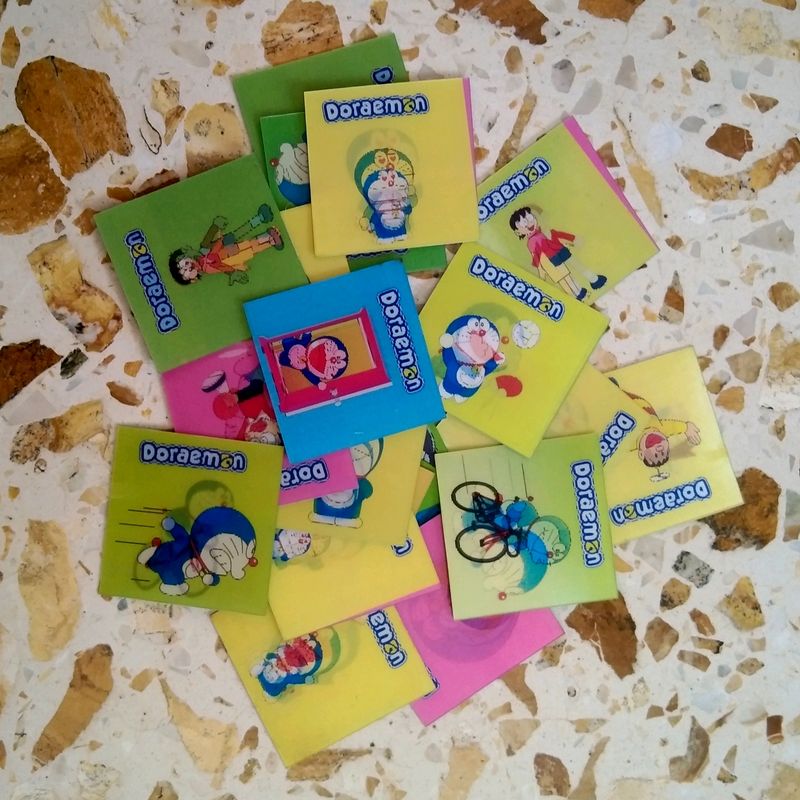 3D Doraemon Cartoon Cards 💕Mini