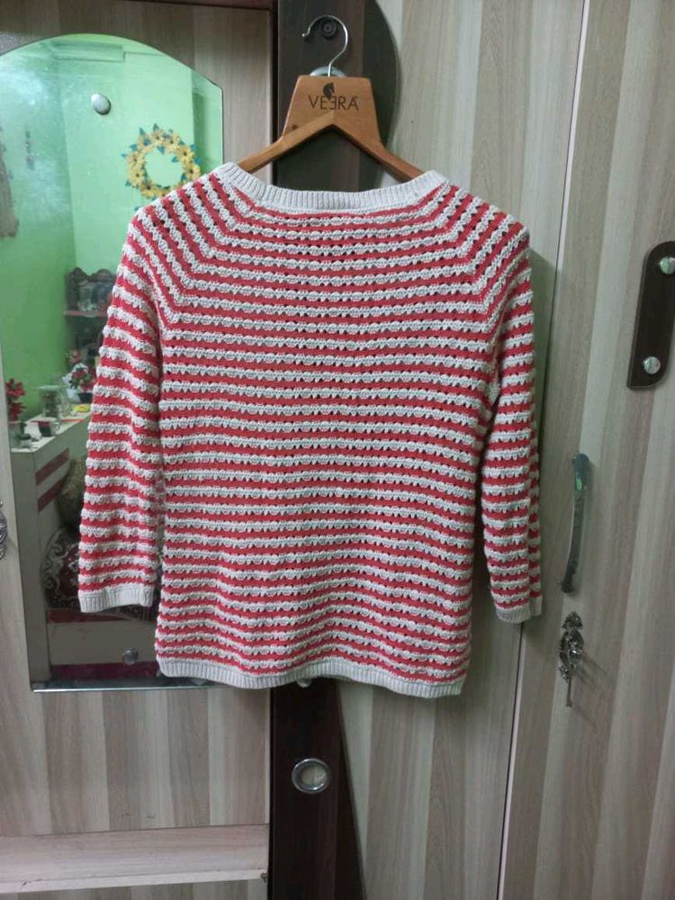 Striped Knit Sweater