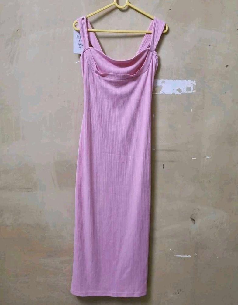 Pink Strapped Dress