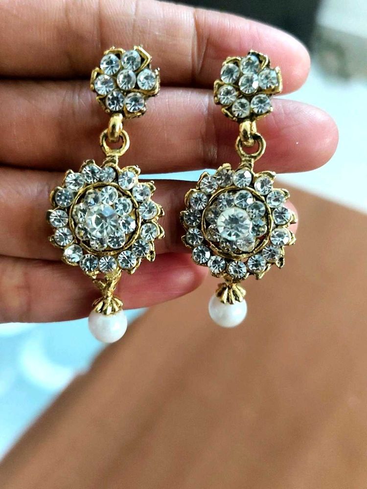 Dazzling Floral Earrings