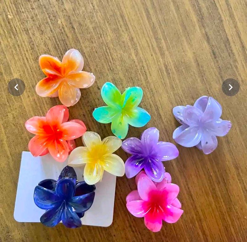 pinteresty floral claw clips