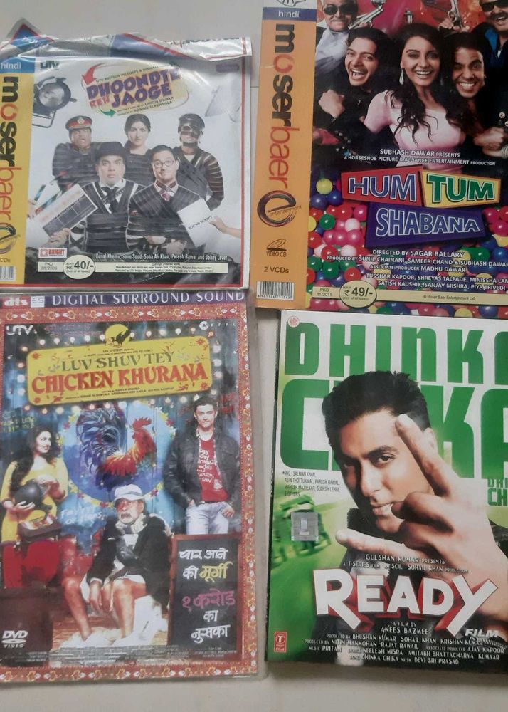 Set of 4 Comedy movie CD&#39;s