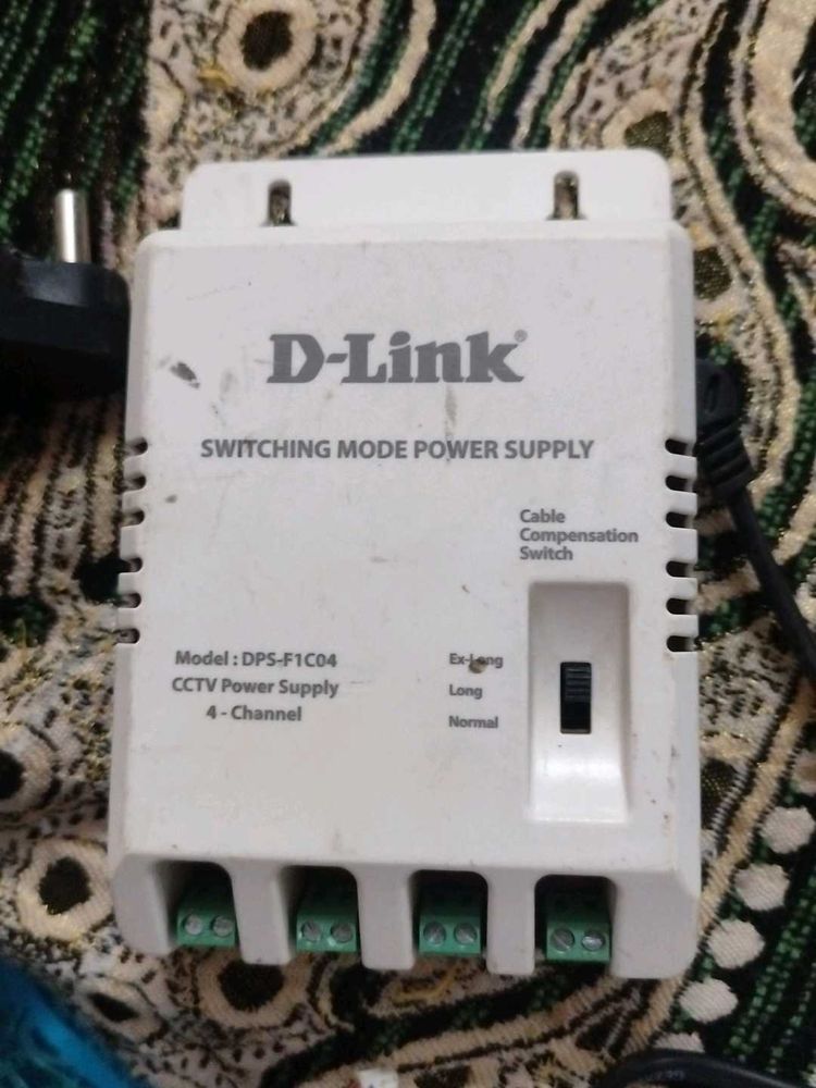 D-Link DPS-F1C04 4-Channel CCTV Power Supply.