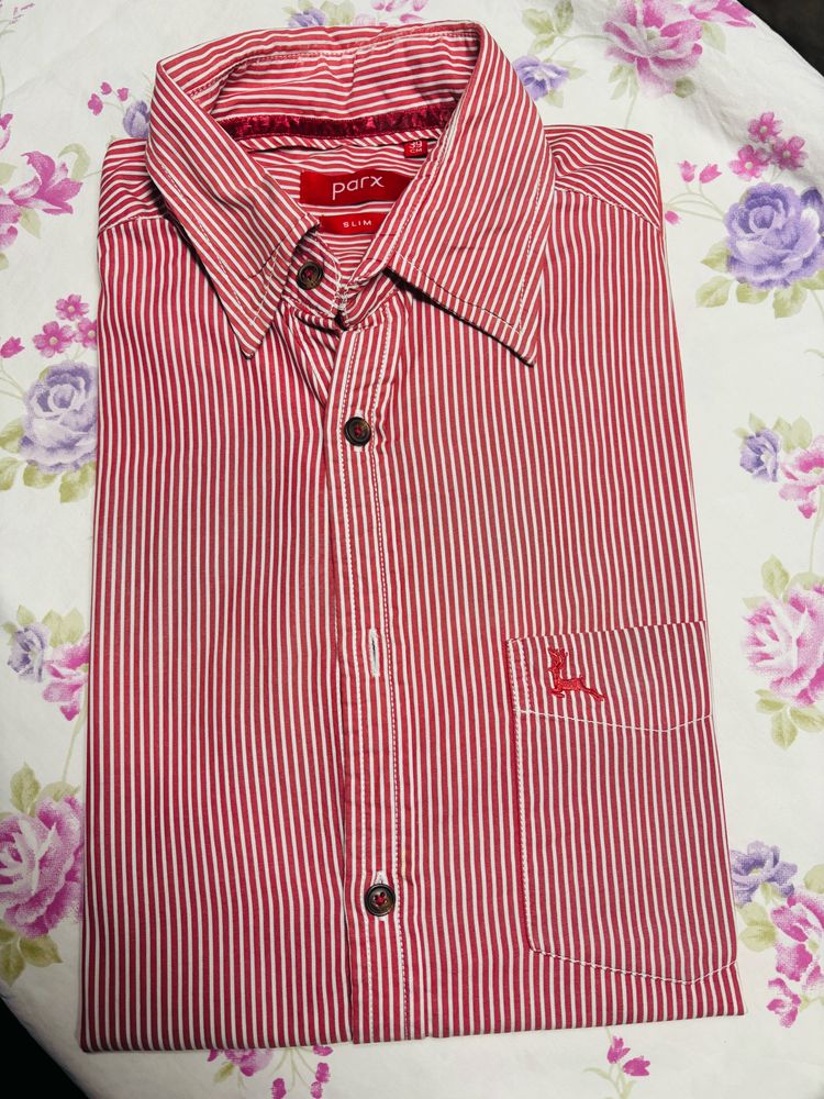 Red &amp; White Stripes Shirt