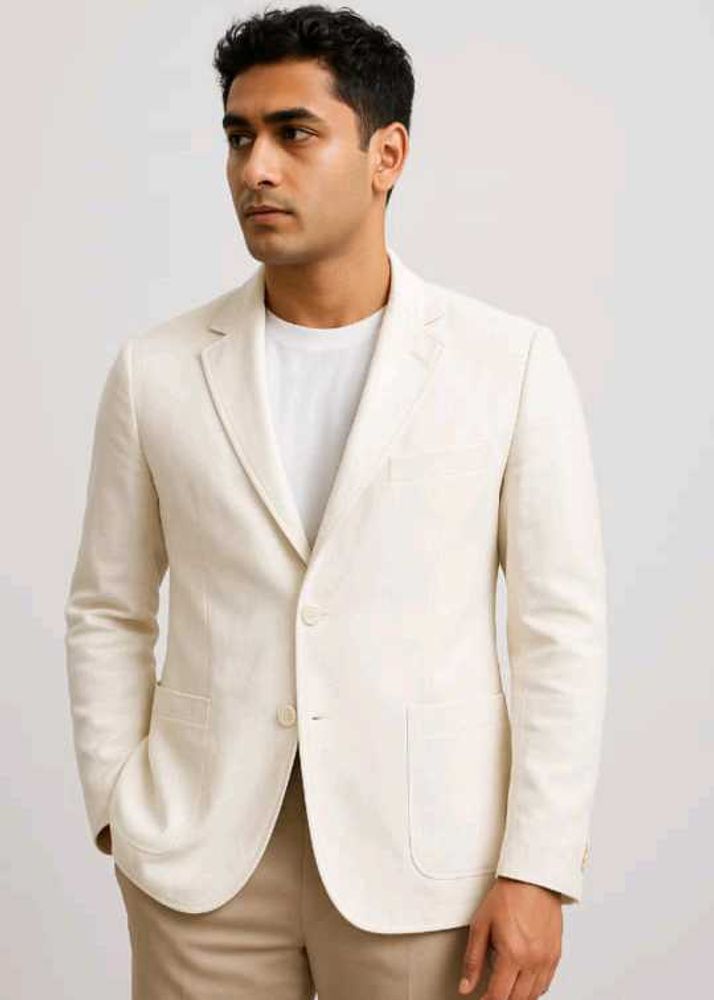 ZARA White Blazer